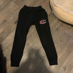 Champion joggers with sublimated logo